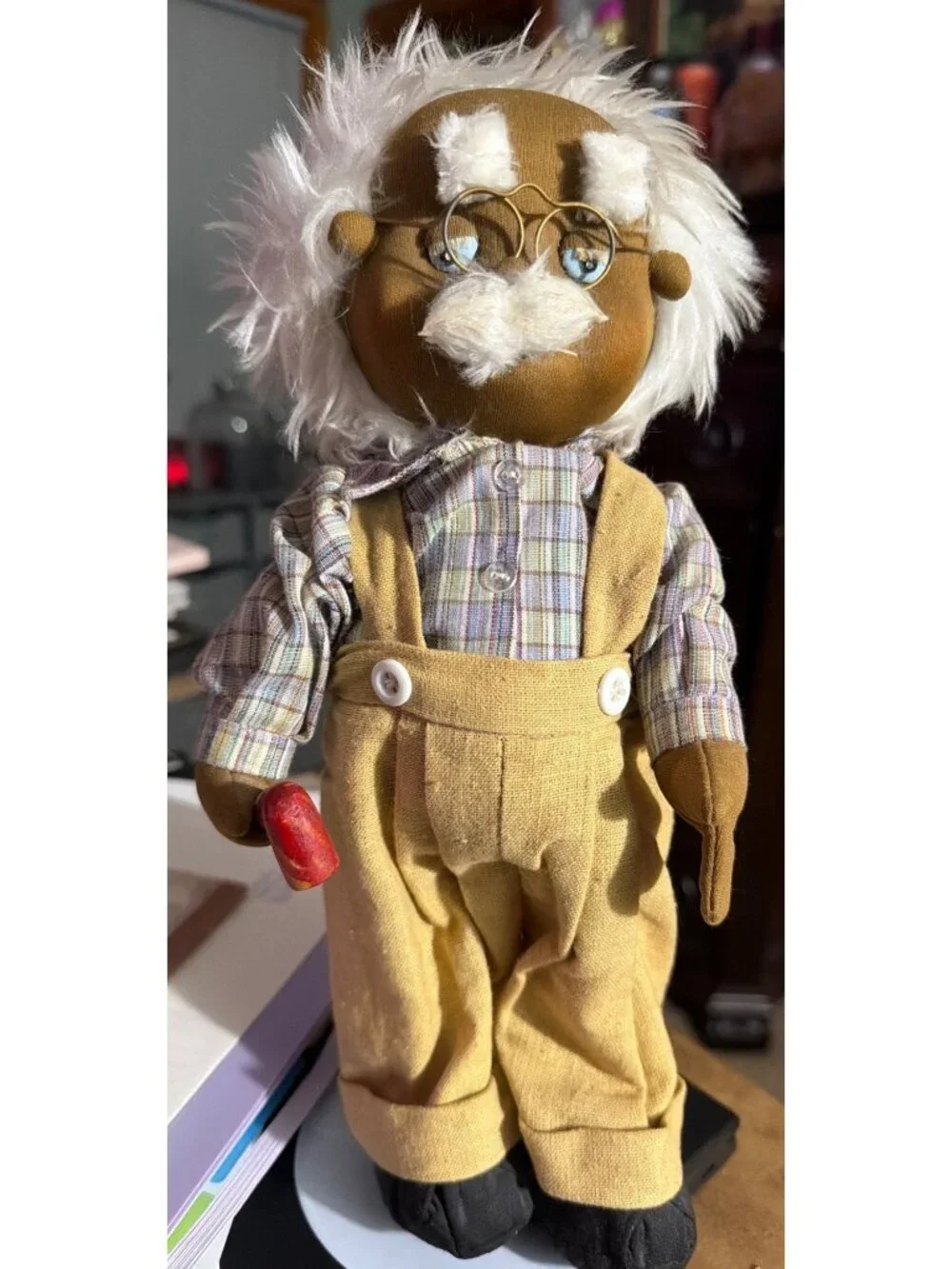 Grandpa Cloth Doll — 13”  — New